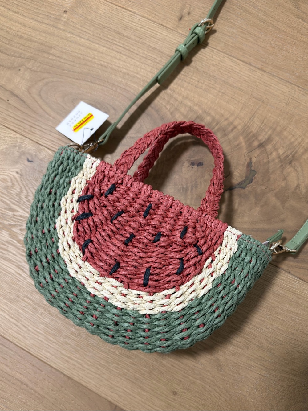 Straw Watermelon Bag
